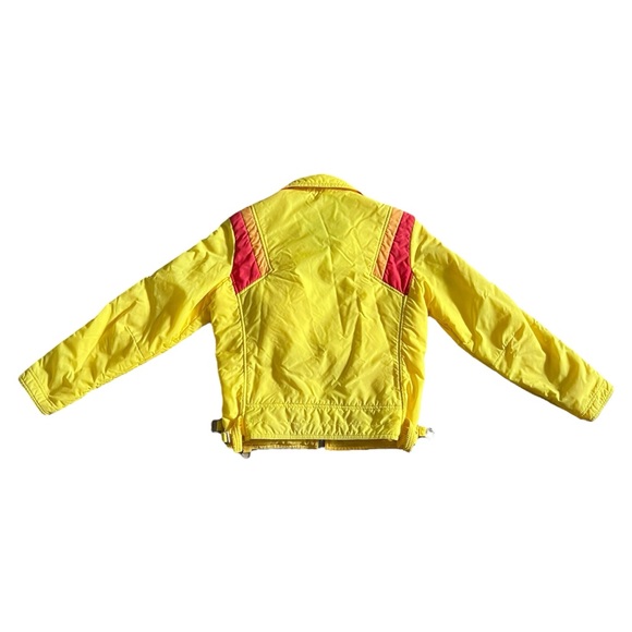 Vintage SKYR Mens Size Medium Yellow Ski Jacket Made In Hong Kong As Is Rare - Picture 13 of 16